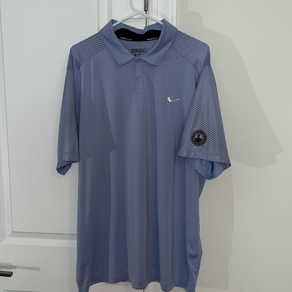 Nike Tour Performance Pointed Collar Lavender Bald Head Island Golf Polo shirt